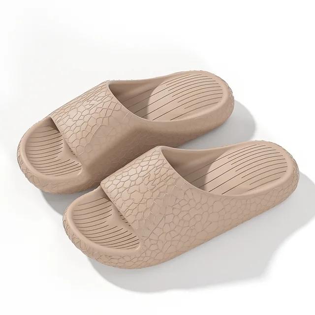 fashion Fashion Summer Women's Platform Slippers Soft Sole Eva Cloud  Sandals Woman Non Slip Bathroom Home Slides Light Beach Flip Flops