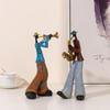 2026New Nordic Style Creative American Band Musical Instrument Model Statue Living Room Porch Study Decor Arts And Crafts Home