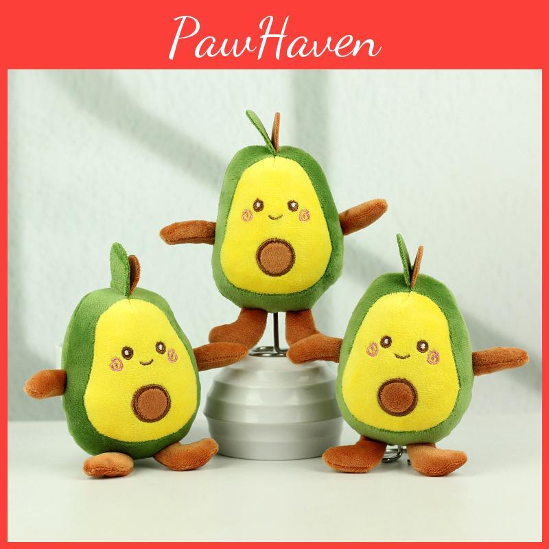 Avocado Fourinch Unique Plush Keychain Cute Stuffed Doll Perfect For Kids Ideas Gift