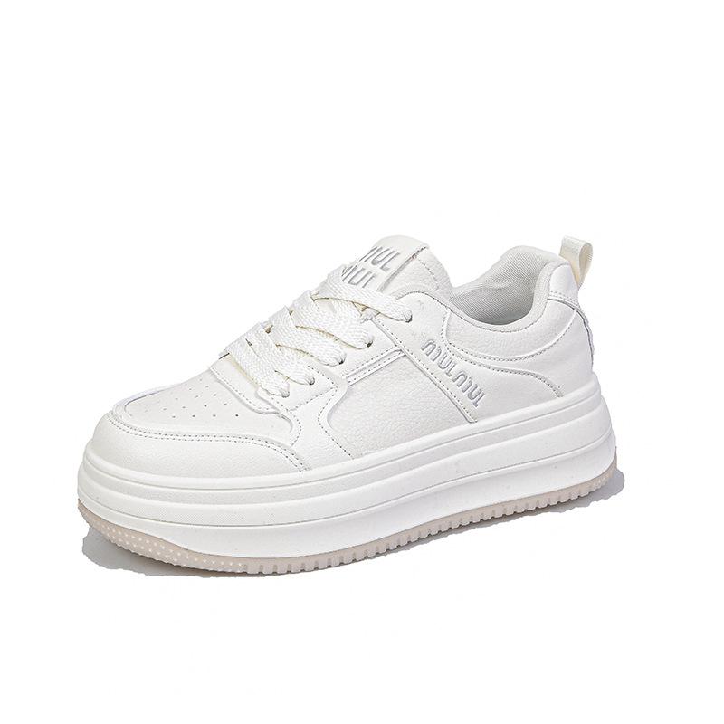 Fashion platform sports shoes women's new spring student heightening board shoes casual shoes