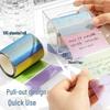 Pearlescent Cartoon Sticky Note Labels - Cute, Fresh, Creative Markers