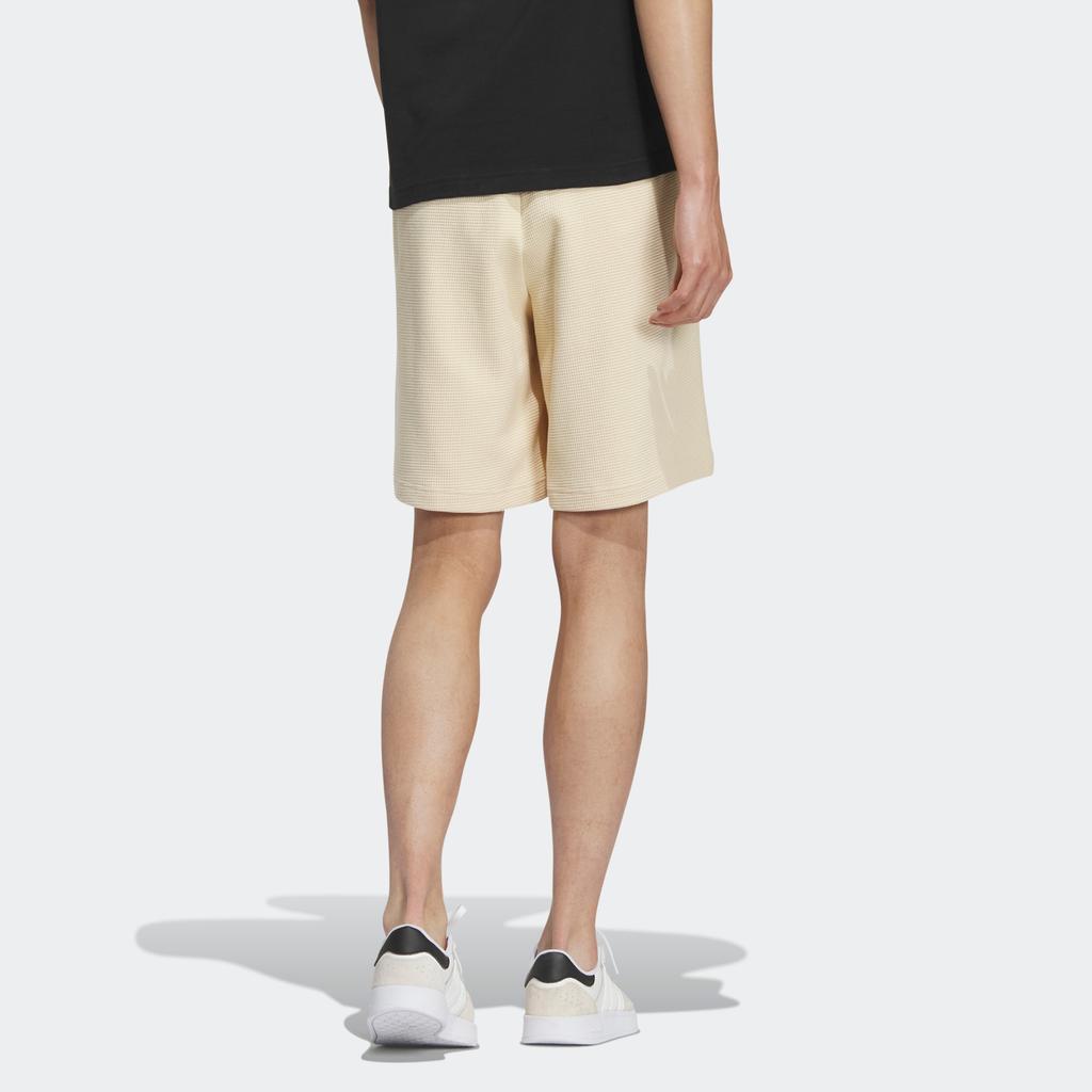 Adidas Neo X Lotso Bear Joint-Edition SS23 Cartoon Print Straight Casual Shorts Unisex Bottoms Rock-Layer Sandstorm IP4044