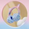 ABS Cat Ear Bluetooth Earphones Cat Ear Cat Ear Over Ear Earphones  Computer MP3 Player