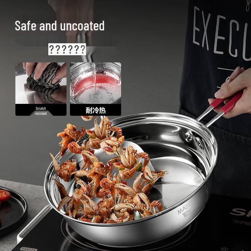 Meichu Joyful 304 Wielofunkcyjna Patelnia ze Stali Nierdzewnej