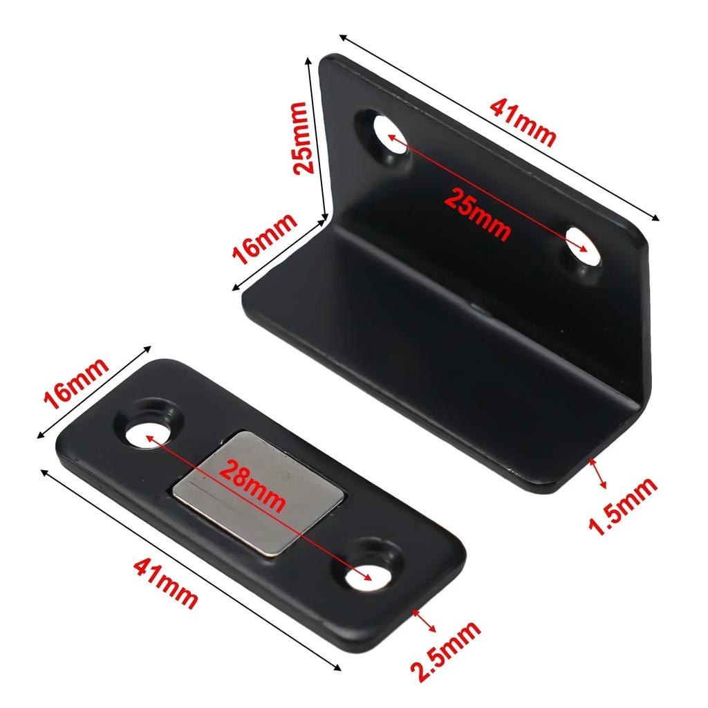 Magnetic Cabinet Catches Ultra-Thin Door Magnets Stops Invisible Adhesive Drawer Magnet Catch Kitchen Closet Door Closer