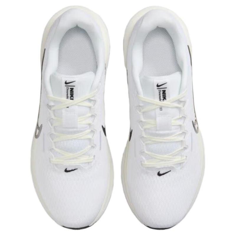 Nike Downshifter 13 White Black Sail Metallic Silver Women's FD6476-100