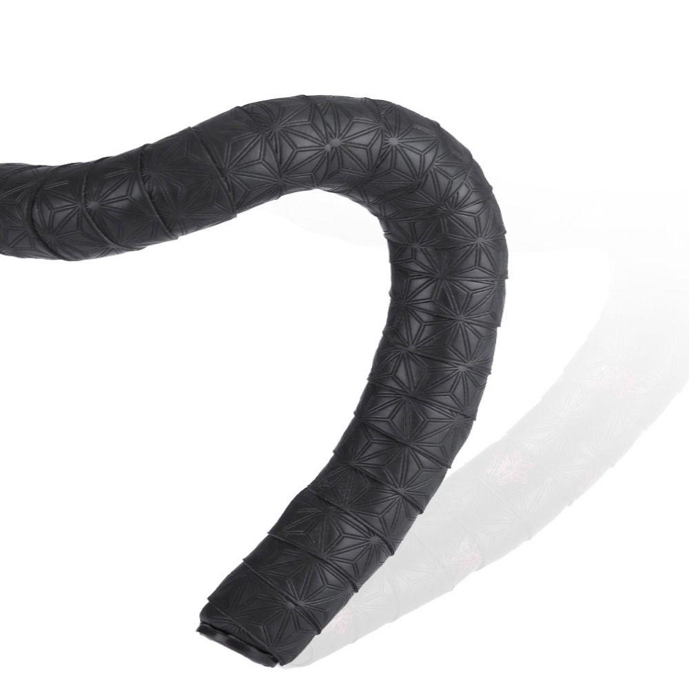

Anti-Slip Bicycle Handlebar Tape PU Road Bike Wrap Tap Bicycle Bar Tape for 1 Pair Of Riding black-solid color
