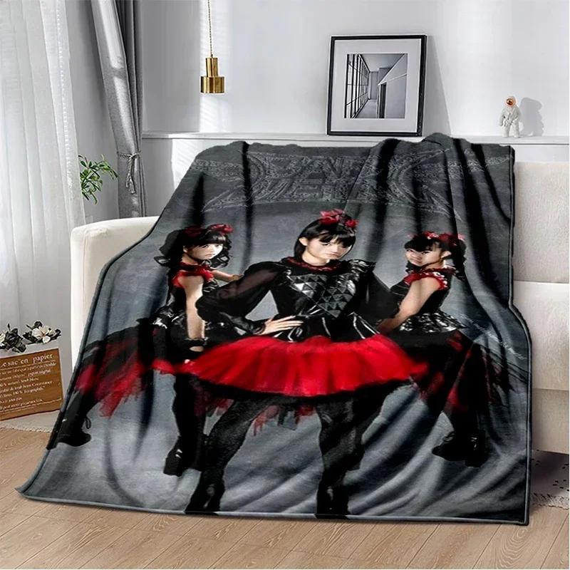 Babymetal combination warm printed blanket, office lounge sofa blanket, flannel household blanket multifunctional blanket