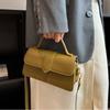 Pu Leather Vintage Underarm Handbag Square Fashion Shoulder Bag  Girls Birthday Gifts