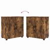 Bathroom Furniture Set 3 pcs Smoked Oak 61 x 35 x 64 cm