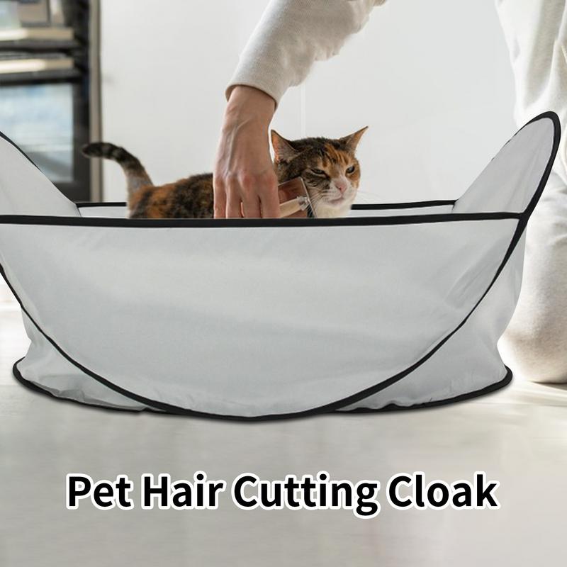 

Pet Hair Cutting Cape Pet Shearing Bib Puppy Grooming Kit Dog Hair Cut Catching Cape Folding Hair Grooming Tool Pet Supplies China Mainland