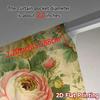 2D FLAT PRINTING 2pcs Curtains (Without Rod) Floral Elegance Design (8) New year Festival Fashion Curtains Durable Polyester