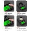Digital Pocket Scale 1000g x 0.01g Weigh Gram Scale Mini Scale with Backlit LCD 7 Units Tare Battery Included Black for Kitchen