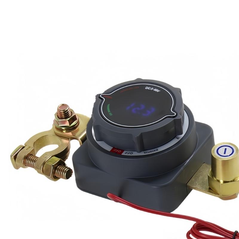 Battery Isolators Switches Battery Main Switches Easy Installation Flame Retardant Housing for Car Marine Applications