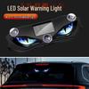 Smart Solar Car Atmosphere Light: Devil's Eye, No Wiring, Multi-Mode Decorative & Safety Light