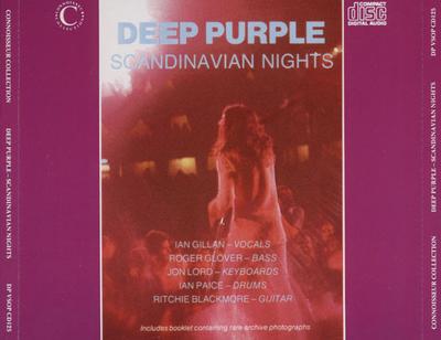 CD DEEP PURPLE - Scandinavian Nights DPVSOPCD125 Connoisseur Col 1988 US Rock Použité