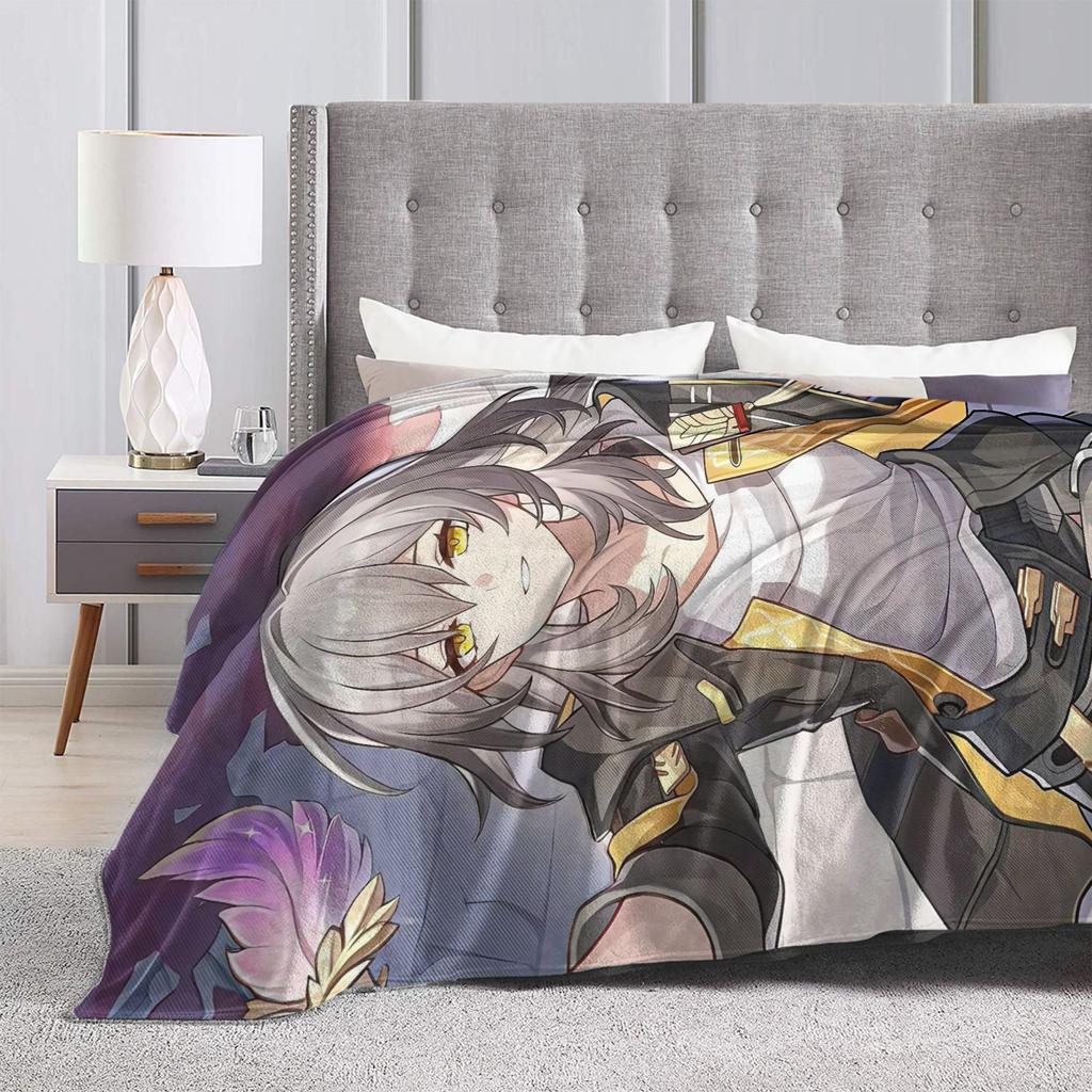 Honkai Star Rail Blankets Super Soft Coral Fleece Plush Comfort Gifts Throw Blankets Bedspreads