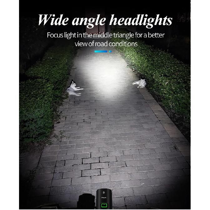 CYCLAMI Light Smart Headlights  USB Rechargeable Road Mountain Bike Smart Headlights 1000 lumens Long Life Time