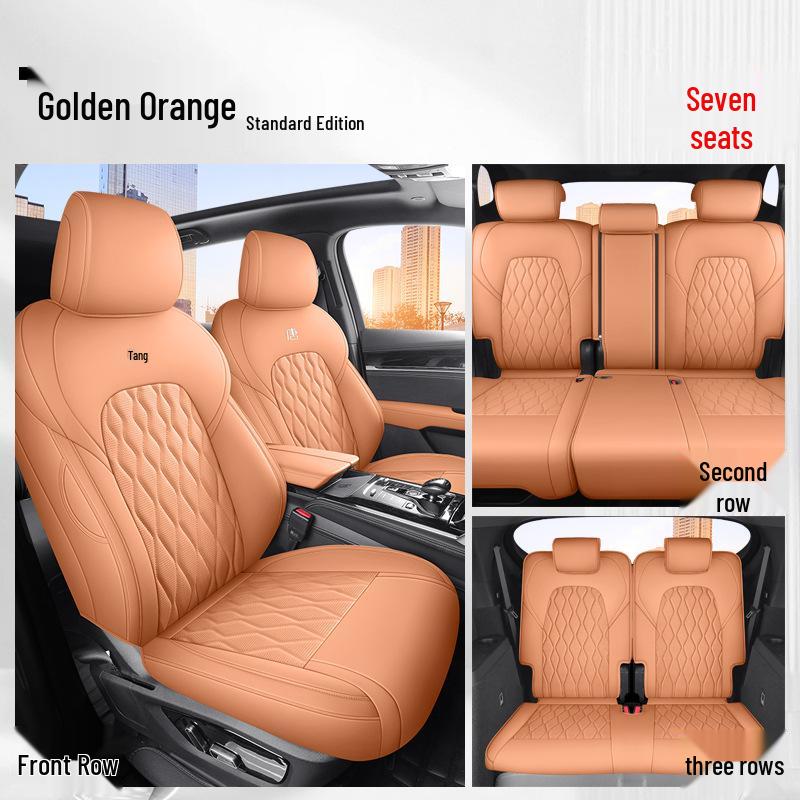 2024 BYD Tang DMI Champion Edition Car Seat Cover for EV Seven-Seater - Full Wrap, All Seasons.