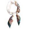 Fashionable Small Square Scarf with Unique Print for Office or Casual Wear Comfortable and Easy Care Bandana Scarves