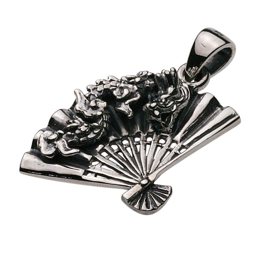 

Подвеска Dragon Iron Fan Silver p0119 [Cenote] [925 Accessories]