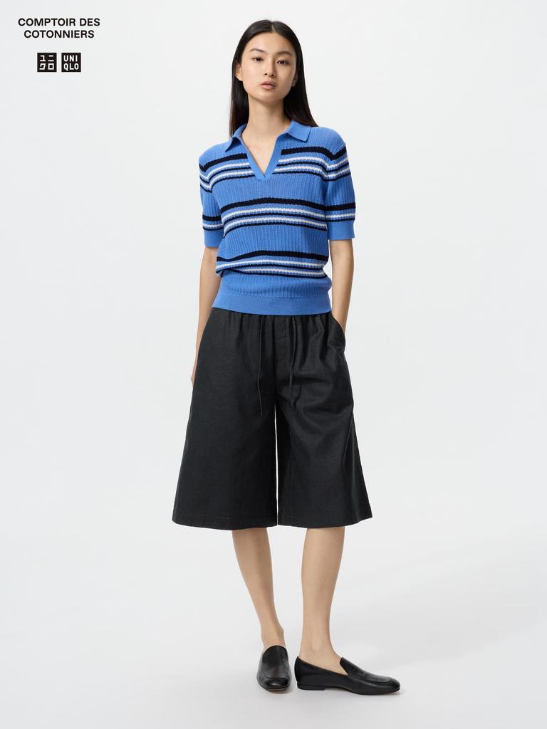 Uniqlo Japan Linen Blend Culottes
