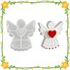 Love Wing Angel Silicone Mold Reusable Non-Stick Crafting Resin Molds Soap Candle Making Wax Plaster Ornaments Home Decor