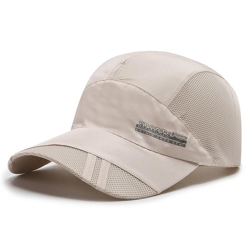 Summer Thin Men's Hat Sweat-absorbing Net Hat Breathable Outdoor Suhade Fishing Hat Sunscreen Baseball Cap Breathable Adjustable