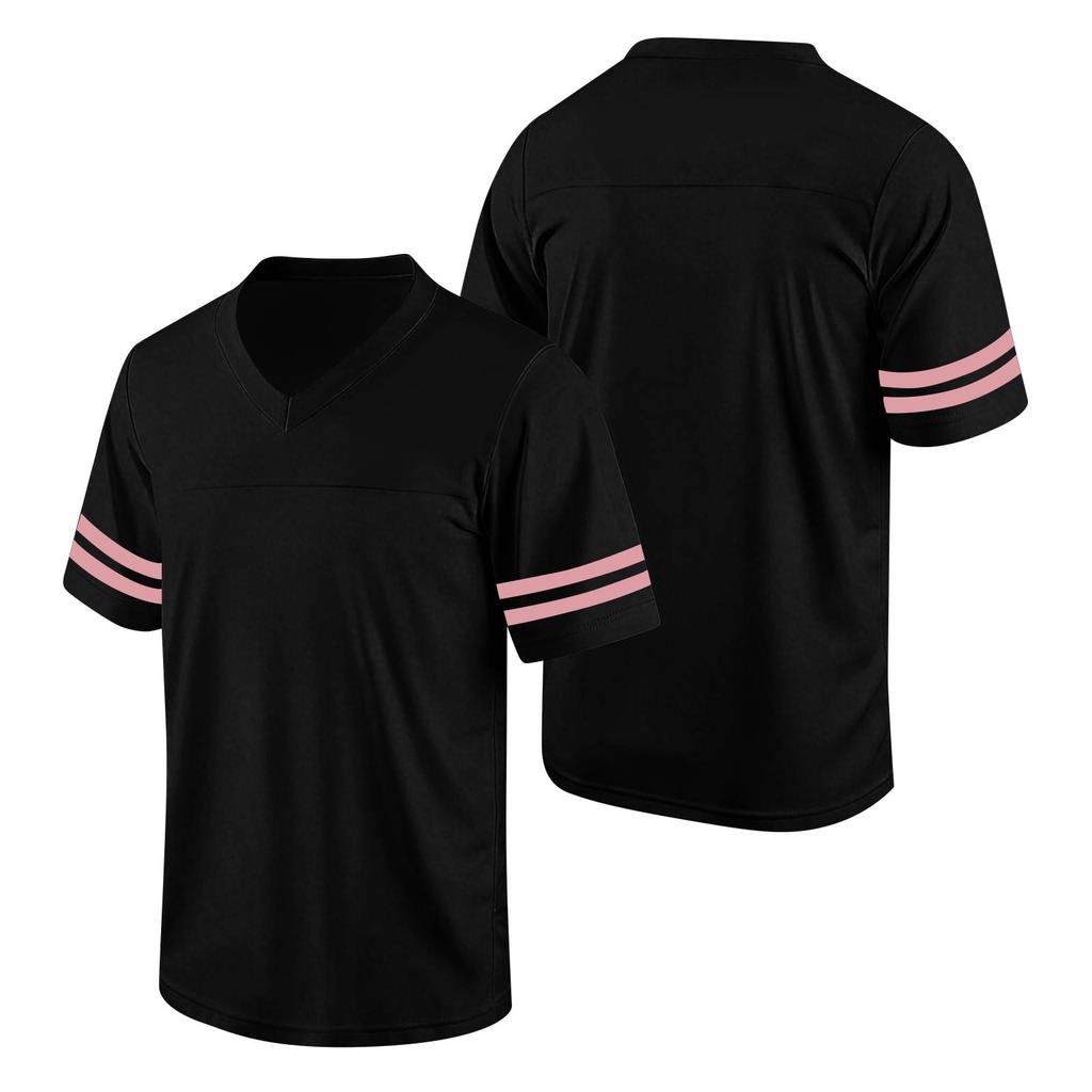 Plain Blank Football Jerseys For Women Unisex Athletic T-Shirts Practice Sports Uniforms Outfits