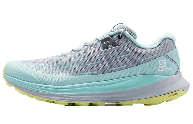 Women's Sneakers SALOMON Ultra Glide Low top Running Shoes Women's Silk Blue Green