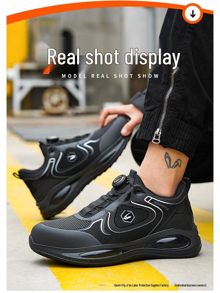 Universal Safety Work Shoes: Anti-smash, Anti-puncture, Shock-absorbing, Wear-resistant Technology for All Seasons