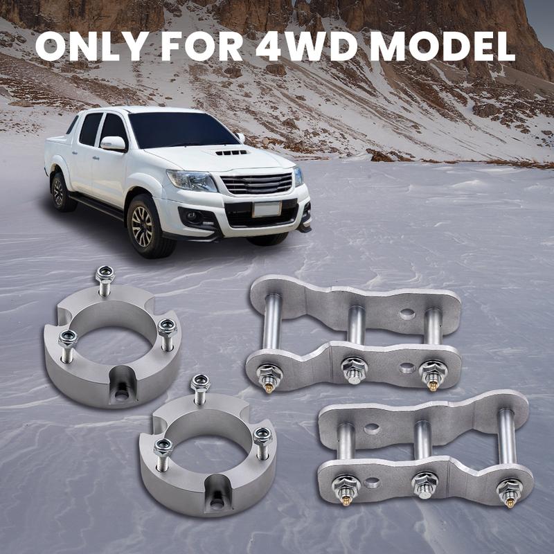 Front 3 Inch Rear 2 In Lift Kit For Toyota Hilux Vigo 4WD Strut Spacer Shackle