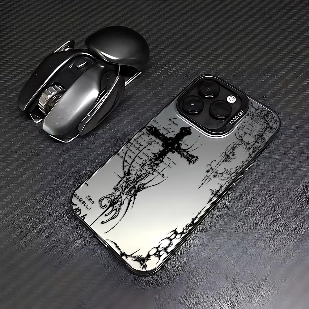

Cool dark gothic cross mark Phone Case for Samsung Galaxy A17 A07 A16 A35 A55 A25 A15 A56 A54 A36 A34 A24 A26 4G 5G Matte Cover Samsung A25 5G