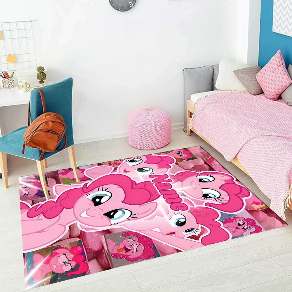 Little Pony (17) Customize your name rug, office chair cushion, home bedroom living room gift.