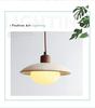 Stylish Yellow Travertine Wabi-Sabi Pendant Lights for Bedroom or Restaurant