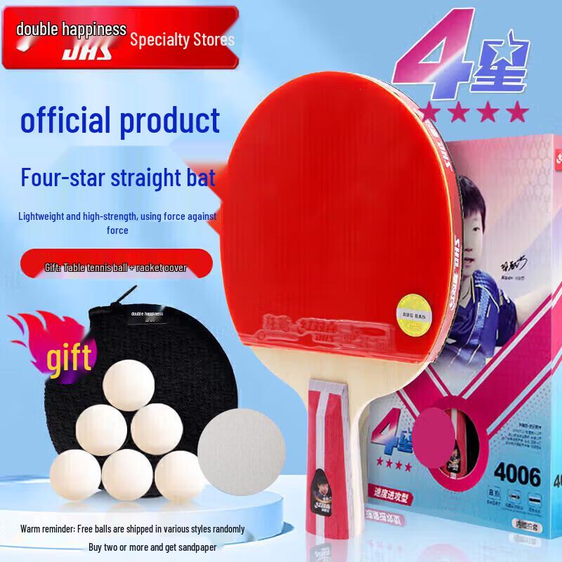 DHS Hurricane H4006 4-Star Penhold Table Tennis Racket