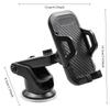 Universal Car Phone Holder - Strong Suction Cup Mount for Navigation Smartphones Multifunctional Clip Design