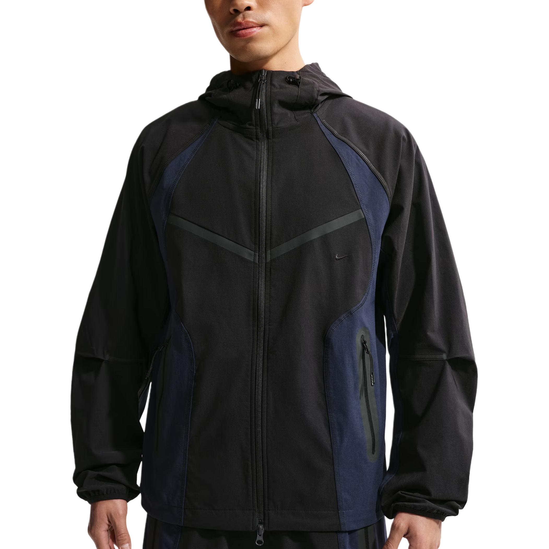 Nike Dri Fit Jackets Men s Obsidian Black/Black Hooded Moderate Other M