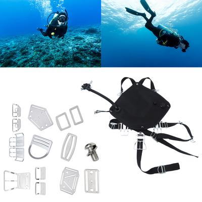 Scuba Diving Weight Belt Keeper Stainless Steel Spare Part Diving Lightweight Sidemount Belt Retainer Diving Accessory