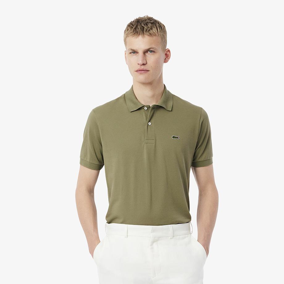 [Lacoste] Мужская классическая короткорукавная легкая футболка-поло PH9851-55GBMY 3