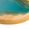 Creative Bamboo Resin Creative Classical Round Square Coasters Placemats Heat Mat Japanese Style Cup Mat Kitchen Home Decoration