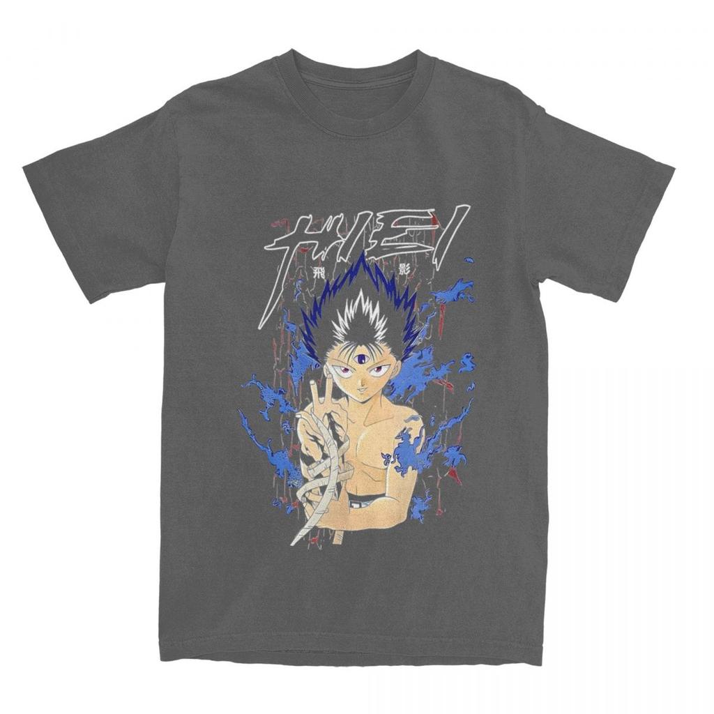 Herren Damen Yu Yu Hakusho Hiei Hemd Bekleidung Fantastisches Reines Baumwoll T-Shirt Top Tee Kleidung Original