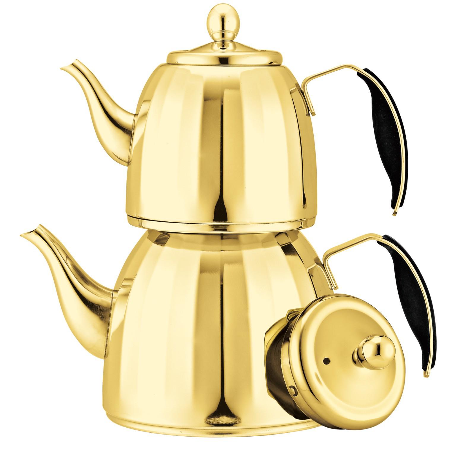

Stainless Steel Teapot with Infuser for Home, Restaurant, or Hotel Use - Kettle Planet Mother-Child Design