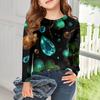 Girls Long Sleeve T Shirts Kids Fall Tops Crewneck Printed Basic Tees Saint Patrick's Day