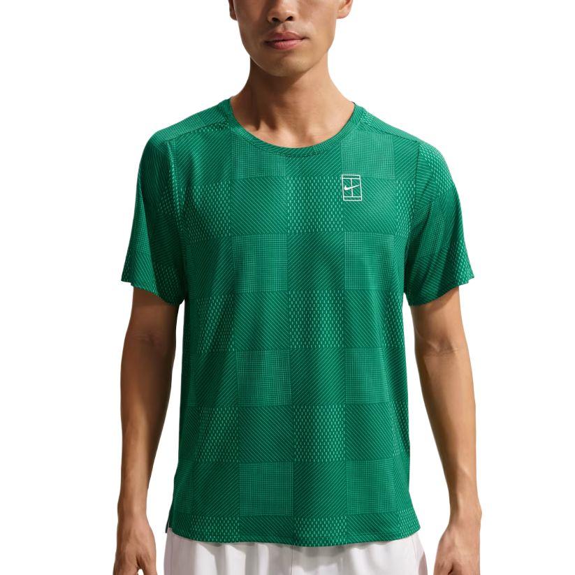 Nike Dri-Fit FW25 Court Advantage Moisture-Wicking Slim-Fit Knitted Sports Lightweight Breathable Quick-Dry T-Shirt Men tops IB1065-365 S