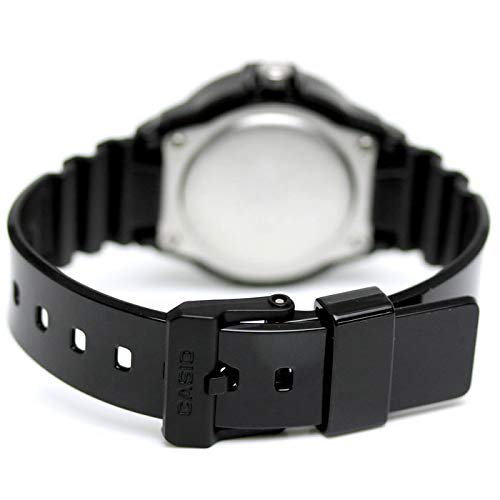 Casio LRW-200H-9E Diver-Style Simple Analog Calendar Women's Watch Kids' Watch for Girls and Boys Available In Black and Yellow Gold, Waterproof and L