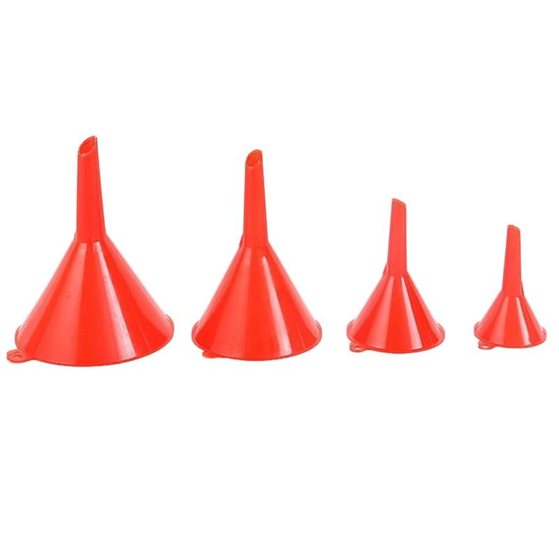 5 Stück Automobil Kunststoff Trichter Set Weite Öffnung Kraftstoff und Öl Mehrzweck Flexible rechtwinklige Trichter für Wasser Kühlmittel und Motor