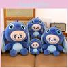 Stitch Labubu Plüschtier Hasenkissen für Mädchen, Geschenk, weiche Tierdekoration