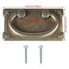 2Pcs Furniture Drawer Decorative Handle Zinc Alloy Dressers Knob Vintage Cabinet Pull Rings Hardware Easy To Install