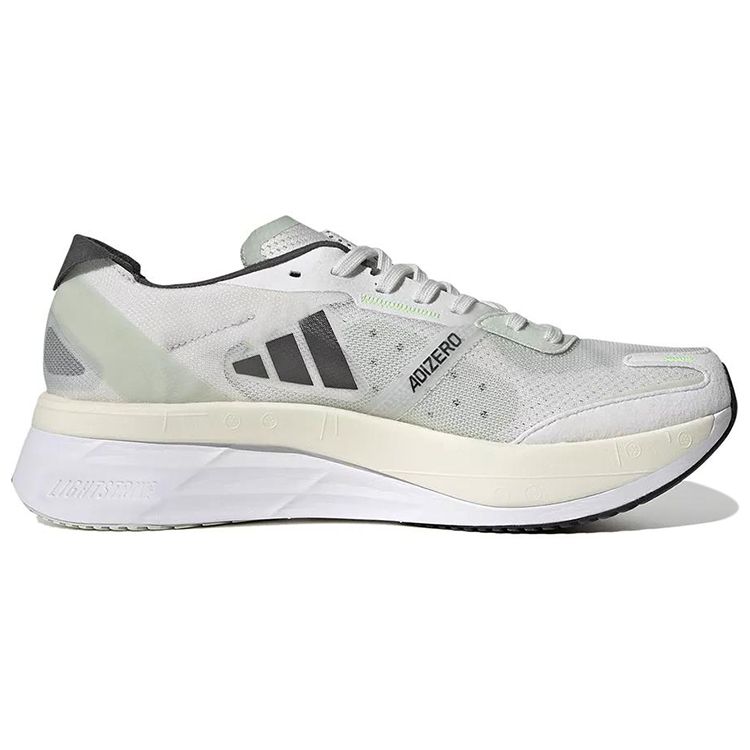 Adidas Adizero Boston 11 Crystal White Night Metallic Men Sneakers Linen-Green GY8407